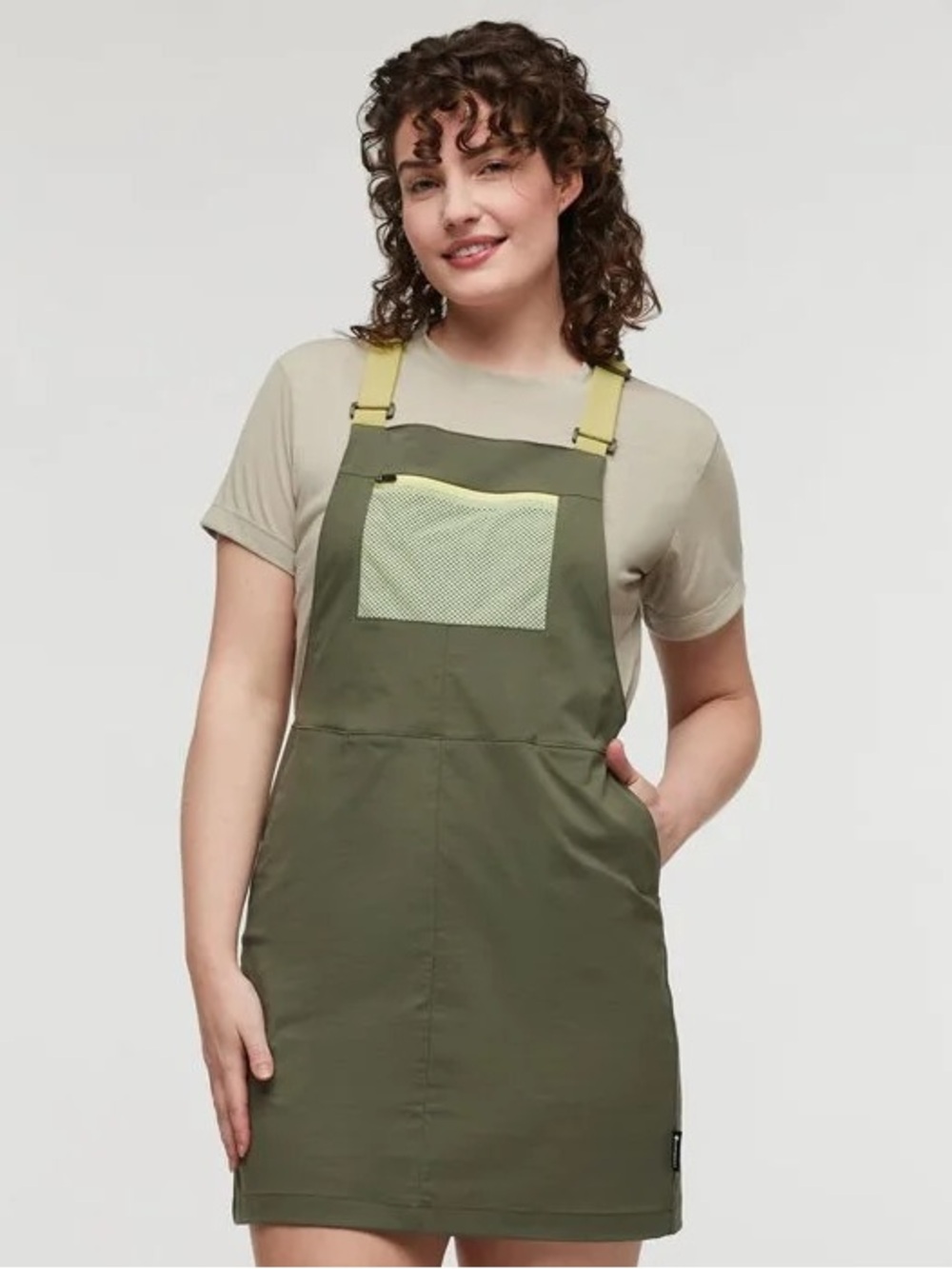 Cotopaxi Tolima Overall Dress in Olive Green
